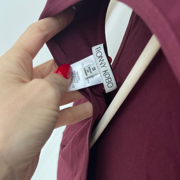 RONNY KOBO KEYHOLE BACK LONG SLEEVE BODYSUIT - Picture 3 of 5